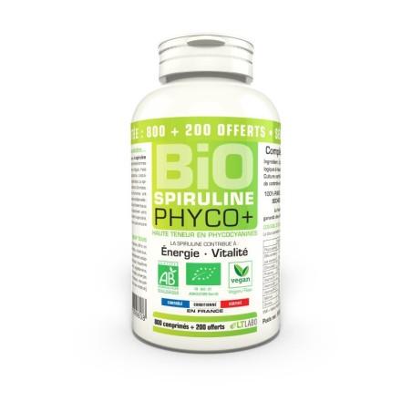 Spiruline 800+200 comprimes