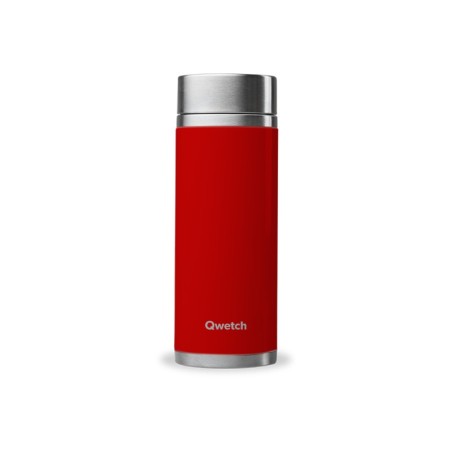 Theiere isotherme inox rouge brillant 400ml