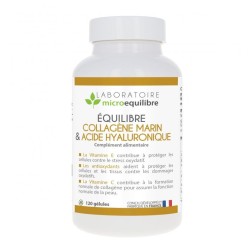 Equilibre collagène marin acide hyaluronique 120 gélules