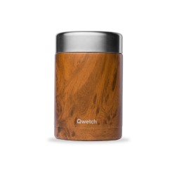 Boite repas isotherme inox wood 650ml