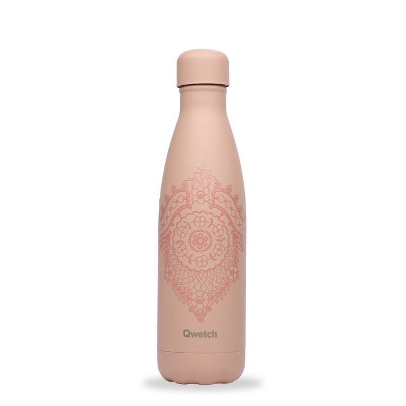 Bouteille isotherme albertine vieux rose 500ml