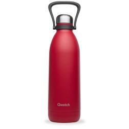 Bouteille isotherme avec poignee framboise 1500ml