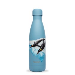 Bouteille isotherme banquise manchot bleu 500ml