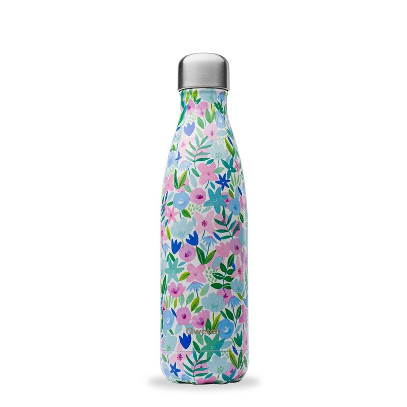 Bouteille isotherme flora bleu 500ml Bouteille isotherme flora bleu 500ml