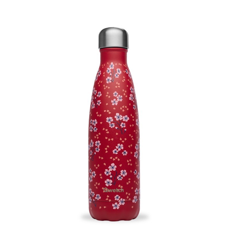 Bouteille isotherme hanami rouge 500ml