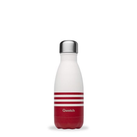 Bouteille isotherme marinière rouge 260ml