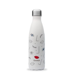 Bouteille isotherme new face blanc