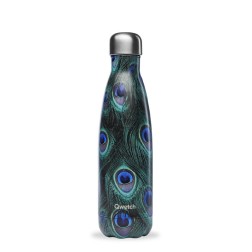 Bouteille isotherme paon vert 500ml