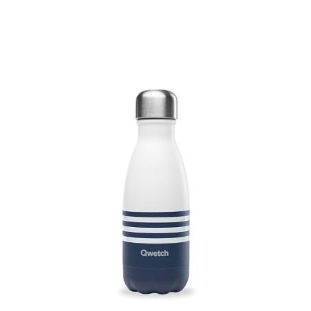 Bouteille isotherme marinière bleu 260ml