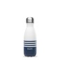 Bouteille isotherme marinière bleu 260ml Bouteille isotherme marinière bleu 260ml