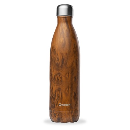 Bouteille isotherme wood brun 750ml