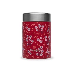 Boite repas isotherme inox hanami rouge 650ml