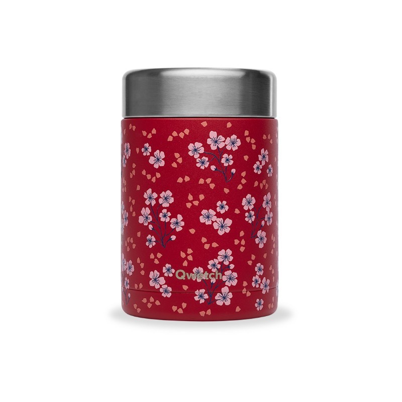 Boite repas isotherme inox hanami rouge 650ml Boite repas isotherme inox hanami rouge 650ml