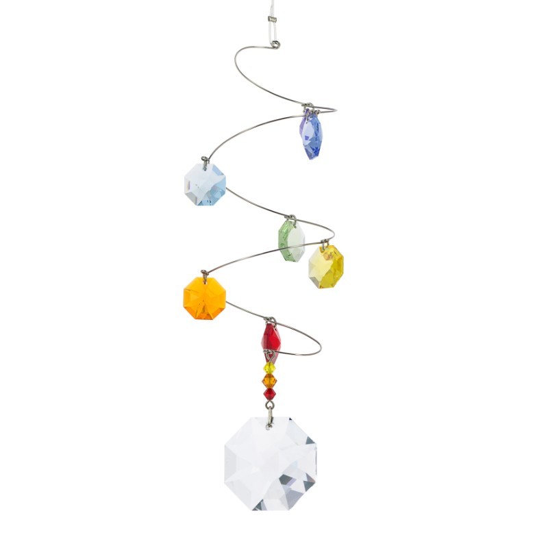 Spirale 7 chakras pendule cristal Spirale 7 chakras pendule cristal