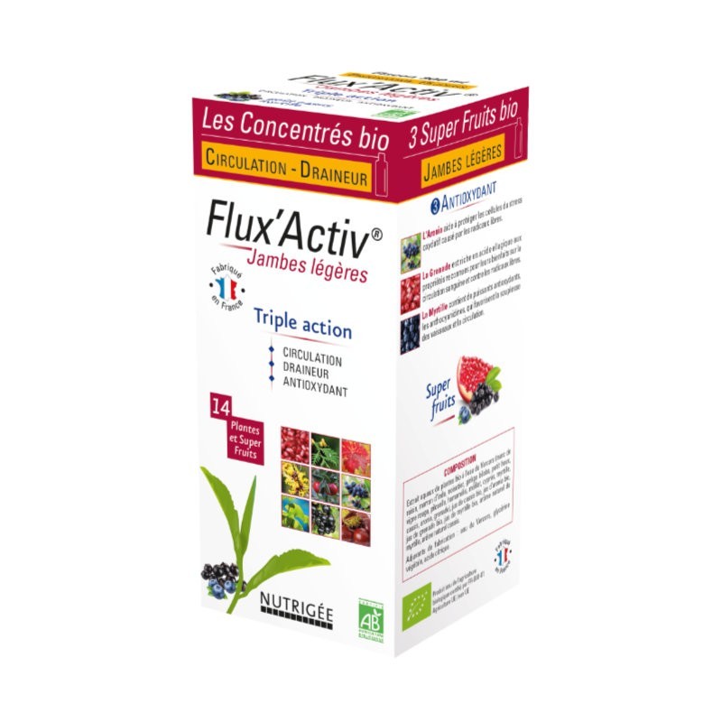 Flux'Activ Jambes légères Concentré Bio 300ml