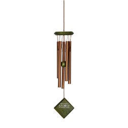 Carillon a vent mercure bronze vert