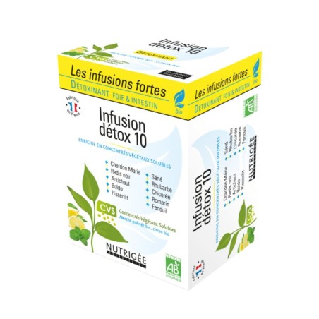 Infusion detox 10 30 sachets