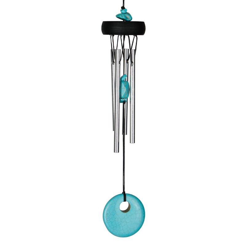 Carillon à vent turquoise precious stones