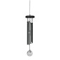 Cloche de vent meditation cristal noir