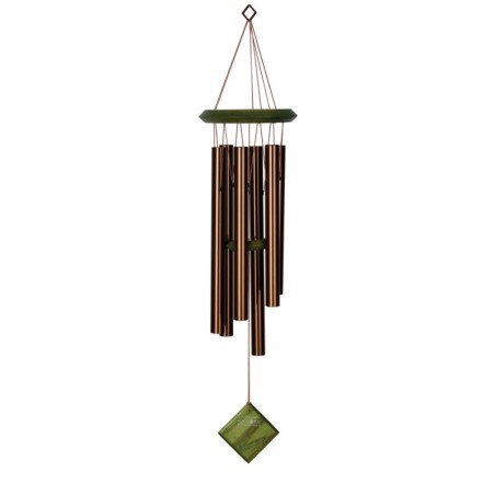 Cloche vent pluton bronze vert