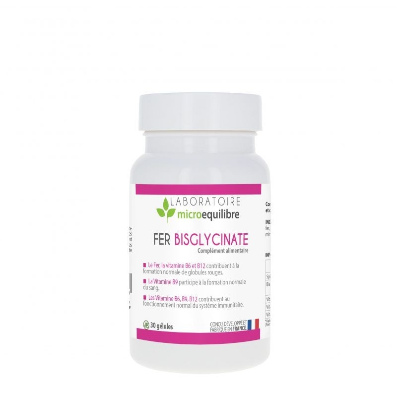 Fer bisglycinate 30 gélules Fer bisglycinate 30 gélules
