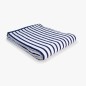 Drap de plage 100x180 bleu blanc