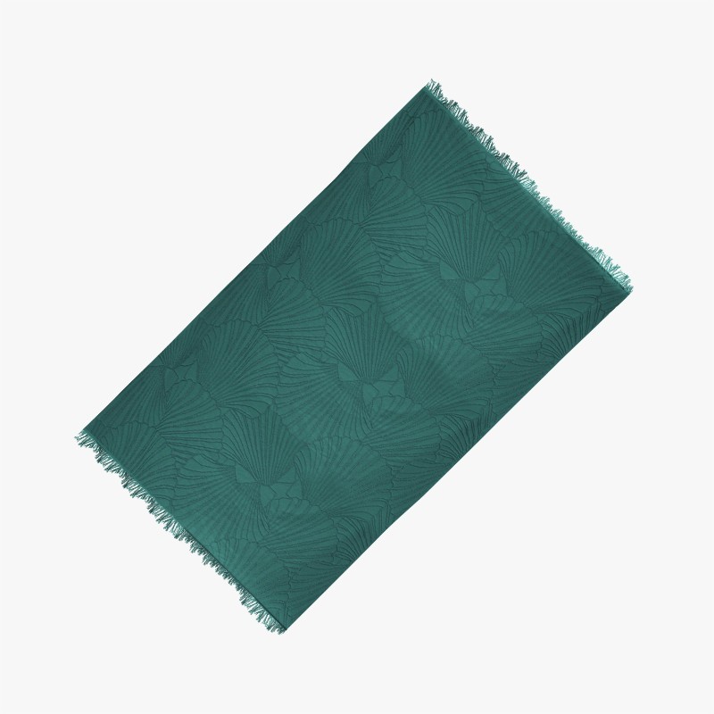 Fouta plage 100x180 coquillage abysse