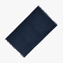 Fouta plage 100x180 coquillage bleu atlantique