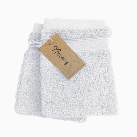 Gant de toilette 15x21 blanc