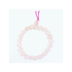 Bracelet 8mm power quartz rose