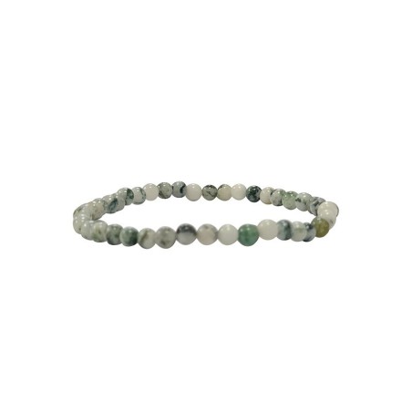 Bracelet agate arbre 4mm