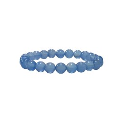 Bracelet agate bleue