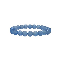 Bracelet agate bleue