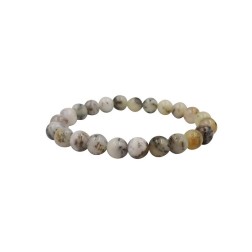 Bracelet agate dendrite 8mm