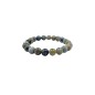 Bracelet agate feuille de bambou 6mm