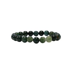 Bracelet agate mousse 8mm