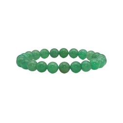 Bracelet agate verte 4mm