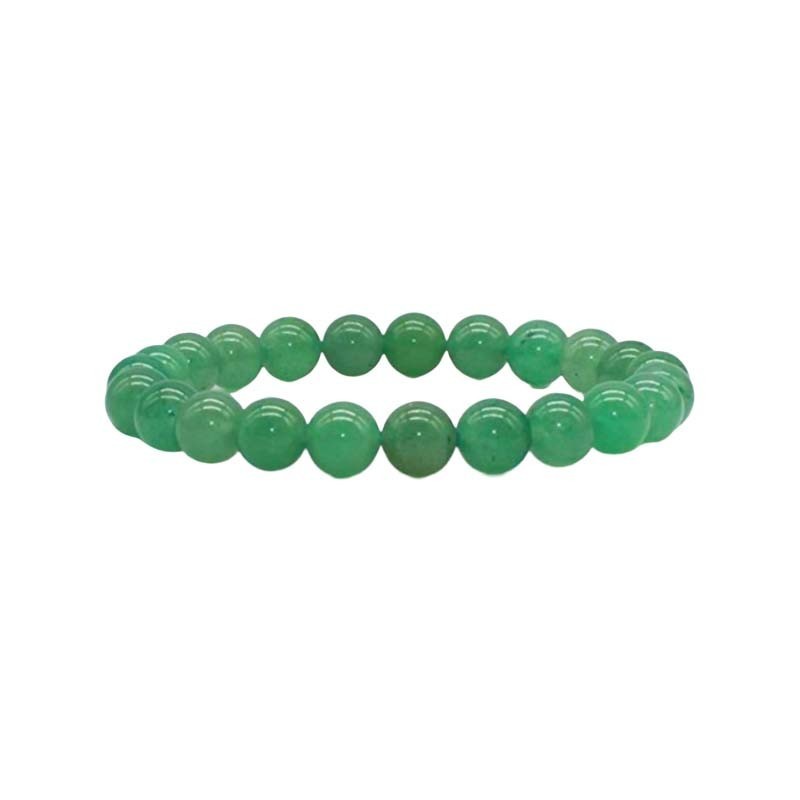 Bracelet agate verte 4mm