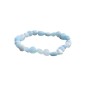 Bracelet aigue marine grains