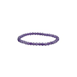 Bracelet amethyste 4mm