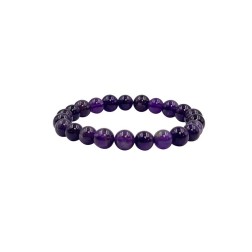 Bracelet amethyste 6mm