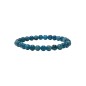 Bracelet apatite bleue 4mm