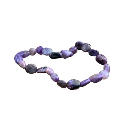 Bracelet charoite grains