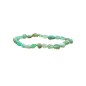 Bracelet chrysoprase grains