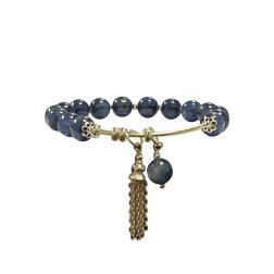 Bracelet cyanite argent 0.925