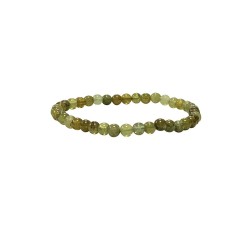 Bracelet grenat vert 4mm