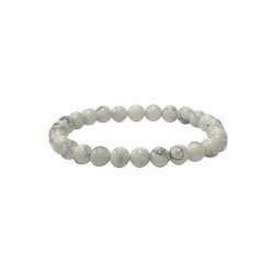 Bracelet howlite 6mm