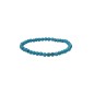 Bracelet howlite teinté turquoise 4mm
