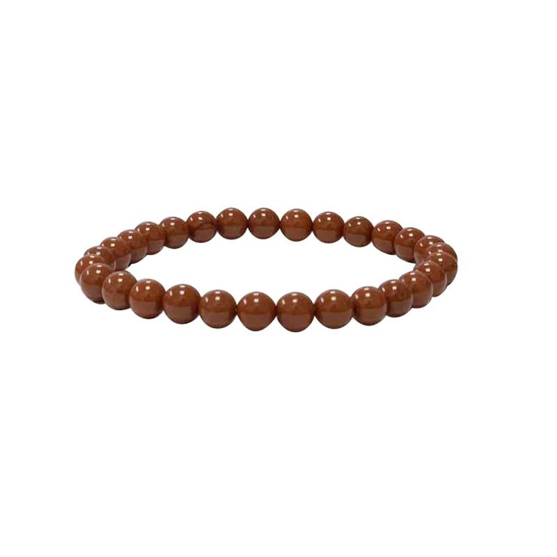 Bracelet jaspe rouge 6mm