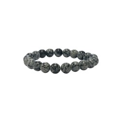 Bracelet obsidienne mouchetee 8mm